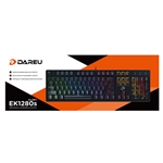 picture of bàn phím cơ dare-u ek1280s glory rgb gaming brown switch