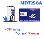 picture of sim 4g trọn gói 1 năm không nạp tiền mdt250a (4gb/tháng) -trọn gói 12 tháng không phải nạp tiền