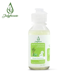 picture of gel rửa tay khô tinh dầu sả và nha đam chai 100ml julyhouse