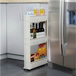 picture of kệ để đồ 3 tầng có bánh xe