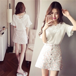 picture of hàng nhập cao cấp sơ mi nữ tay loe kiểu dáng hàn quốc sm61