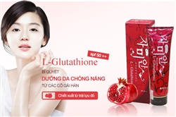 picture of kem dưỡng trắng da toàn thân l-glutathinone tinh chất lựu 300ml