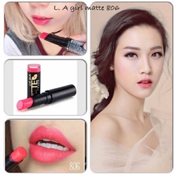 picture of son lì siêu mượt l.a girl matte flat velvet - glc806 frisky