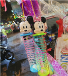 picture of lồng đèn lò xo có đèn led hình chuột mickey nhún nhảy